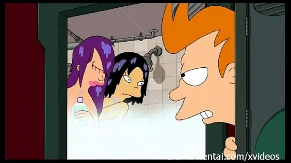Pozrite si Futurama Hentai - Shower threesome nových klipov