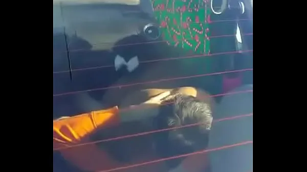 Watch Couple caught doing 69 in car fresh Clips