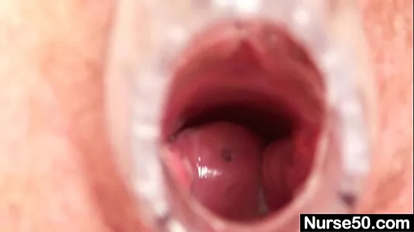 Pozrite si Unpretty mature nurse masturbates with gyno tool nových klipov