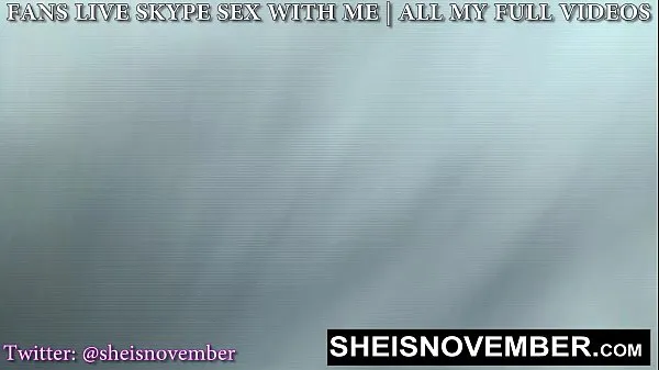 Sledujte I'm Cramming My Wet Pussy With A Giant Object While My Saggy Big Boobs Jiggle And Talking JOI, Petite Black Girl Sheisnovember Oil Covered Body Dripping, With Cute Brown Booty Cheeks And Young Shaved Pussy Lips exposed on Msnovember nových klipů
