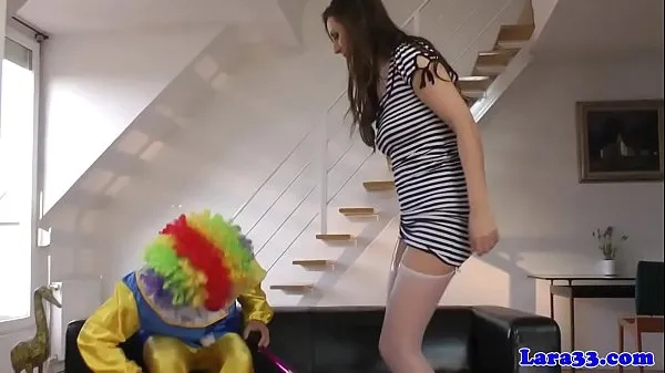 Obejrzyj Classy british milf cocksucking clown mannowe klipy