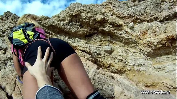 شاهد MyFirstPublic Instructor of climbing fuck her student by the sea مقاطع جديدة