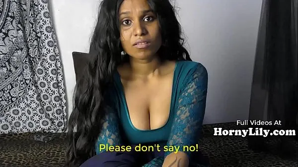 دیکھیں Bored Indian Housewife begs for threesome in Hindi with Eng subtitles تازہ تراشے