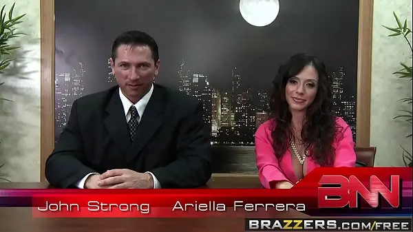 Nézzen meg Brazzers - Big Tits at Work - Fuck The News scene starring Ariella Ferrera, Nikki Sexx and John Str friss klipet