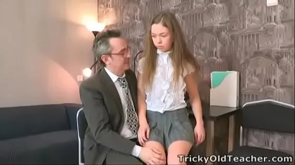 Watch Tricky Old Teacher - Sara looks so innocent fresh Clips