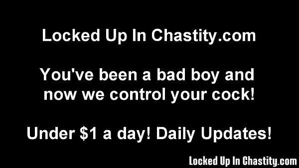 Sehen Sie sich How does it feel to be locked in chastityneue Clips an