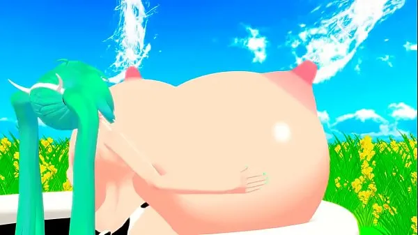 Titta på Hatsune Miku Milk Sweetness and Huge Boobs by Cute Cow färska klipp