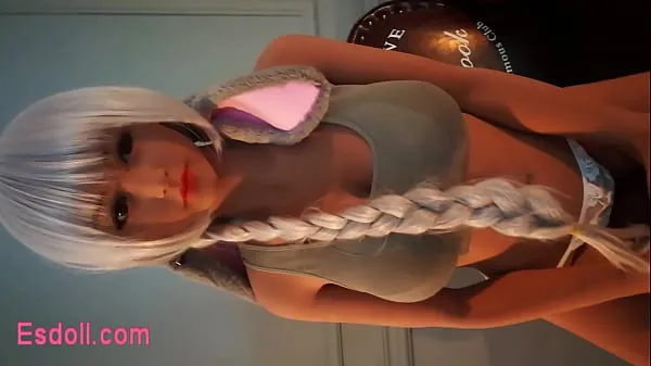 Guarda Esdoll:153cm sex doll real silicone love doll masturbations sex toynuovi clip