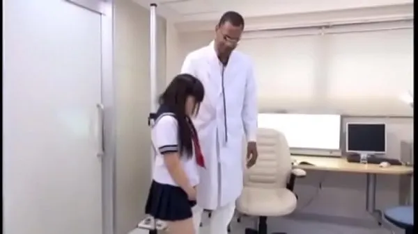 Watch Small Risa Omomo Exam by giant Black doctor fresh Clips