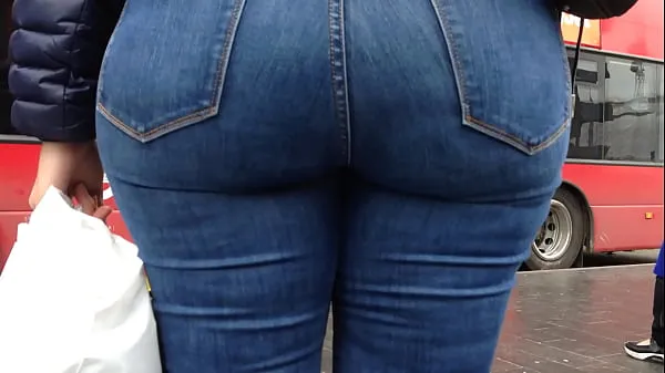 Посмотрите Откровенные - Лучшая белая девушка с большой шикарной задницей в джинсах № 4 свежие клипы