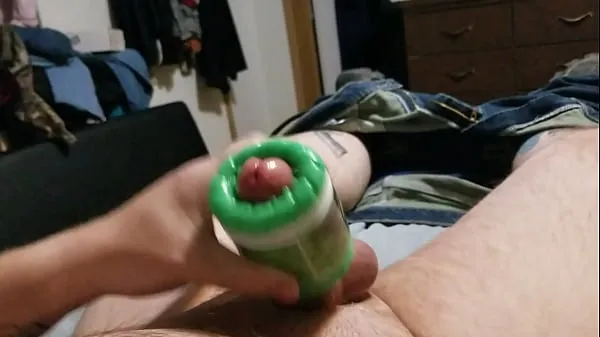 Watch Jerking off with new toy fresh Clips