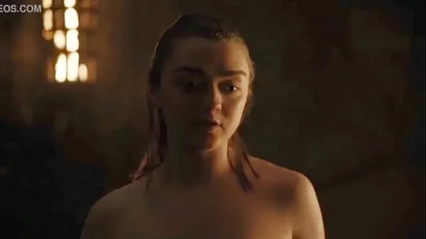 Obejrzyj Maisie Williams/Arya Stark Hot Scene-Game Of Thronesnowe klipy