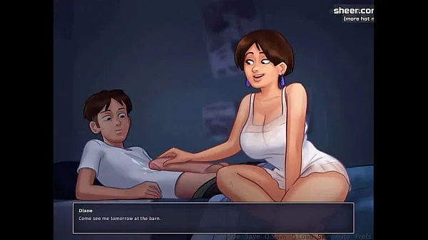 Tonton Wild sex with stepmom at night in bed l My sexiest gameplay moments l Summertime Saga[v018] l Part 11 Klip baru
