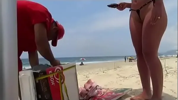 Watch showing off on the beach fresh Clips