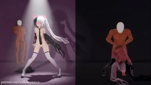 Watch Front and back lovers-Hatsune Miku fresh Clips
