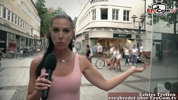 Pozrite si German milf pick up guy at street casting for fuck nových klipov