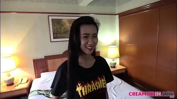 Tonton Japanese man creampies Thai girl in uncensored sex video Klip baru