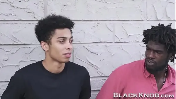 Watch Gay teen rides black schlong fresh Clips