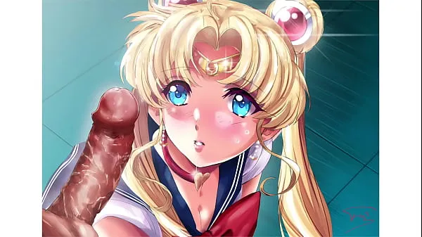 Watch Hentai] Sailor Moon gets a huge load of cum on her face fresh Clips