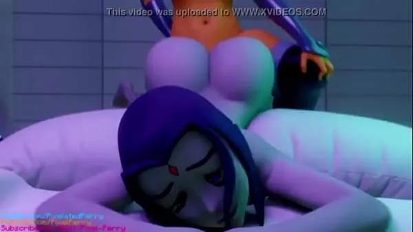Watch Futa Star Fire and Raven Compilation fresh Clips