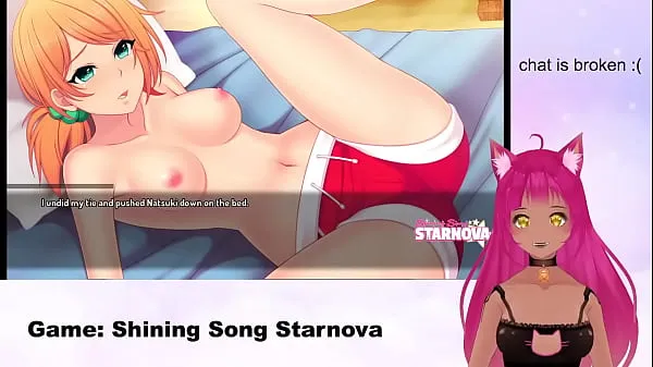 دیکھیں VTuber LewdNeko Plays Shining Song Starnova Natsuki Route Part 4 تازہ تراشے