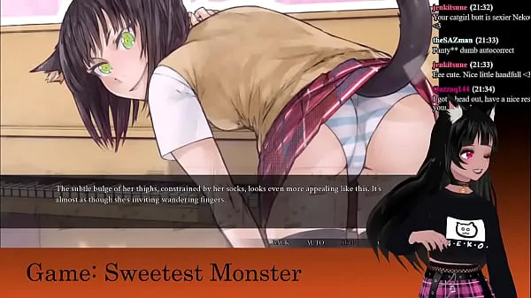 Se VTuber LewdNeko Plays Sweetest Monster Part 2 friske klip