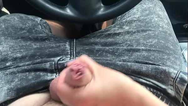 Watch Drove to the village, she showed her tits in the car and jerked off to me fresh Clips