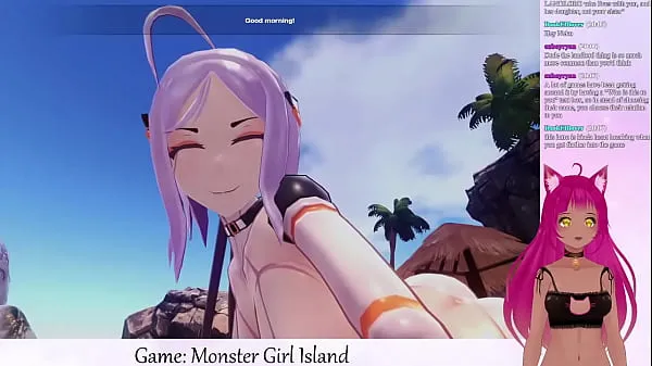 Se VTuber LewdNeko Plays Monster Girl Island Part 1 friske klip