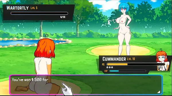 Tonton Oppaimon [Pokemon parody game] Ep.5 small tits naked girl sex fight for training Klip baru