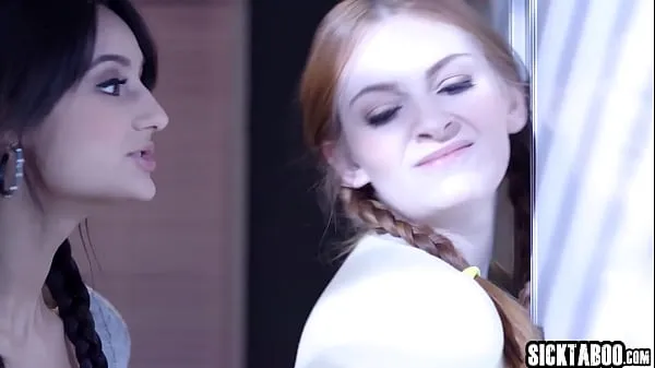 Obejrzyj Lesbian teens Maya Kendrick and Eliza Ibarra licking horny teachers Liv Revamped pussynowe klipy