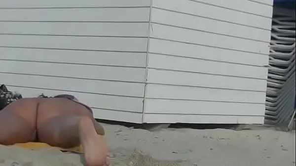 Watch EW 464 Pt3 - I make a voyeur beach video for my husband fresh Clips