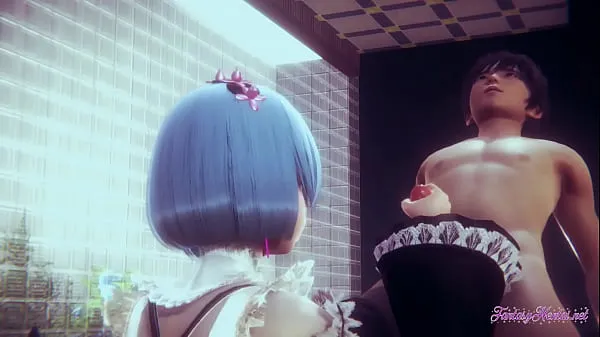 Re：ゼロから始める異世界生活-レム手コキwith POV（無修正）-日本のアジアのマンガアニメゲームポルノ 個の新鮮なクリップを見る