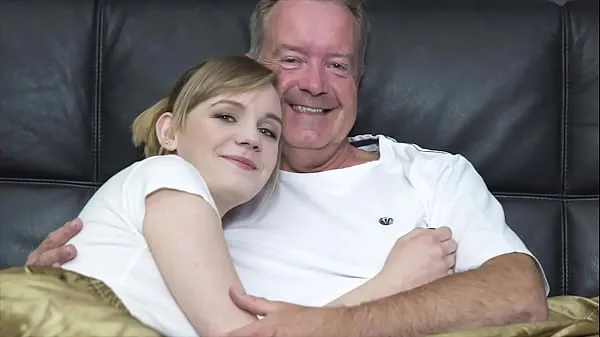 Watch Sexy blonde bends over to get fucked by grandpa big cock fresh Clips