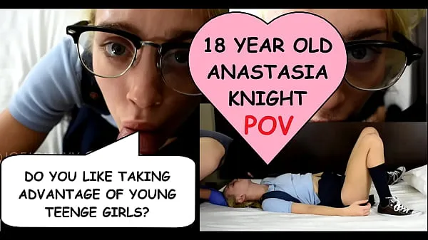 Titta på 18 year old Anastasia Knight "Thank you sir, for giving my pussy a break färska klipp