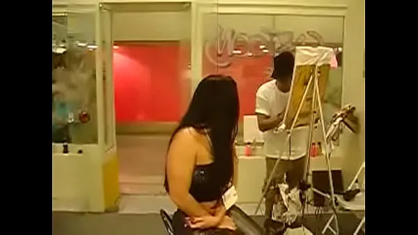 Obejrzyj Monica Santhiago Porn Actress being Painted by the Painter The payment method will be in the painted onenowe klipy