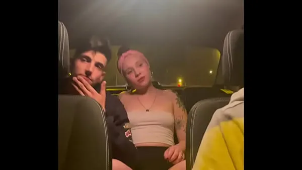 Tonton friends fucking in a taxi on the way back from a party hidden camera amateur Klip baharu