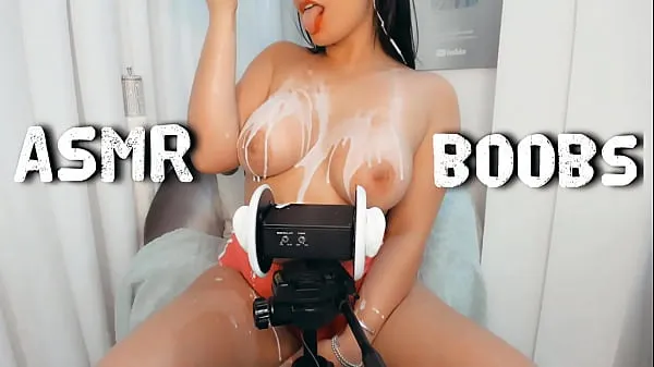 Tonton ASMR INTENSE sexy youtuber boobs worship moaning and teasing with her big boobs Klip baharu
