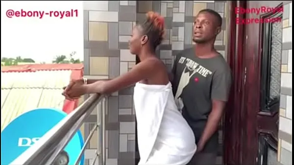 Tonton Lagos big boy fuck her step sister at the balcony full video on Red Klip baru