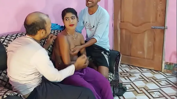 观看Amateur threesome Beautiful horny babe with two hot gets fucked by two men in a room bengali sex ,,,, Hanif and Mst sumona and Manik Mia个新剪辑