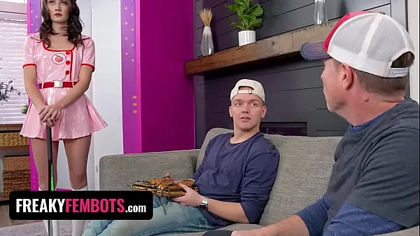 Tonton Sex Robot Veronica Church Teaches Inexperienced Boy How To Make It To Third Base - Freaky Fembots Klip baru