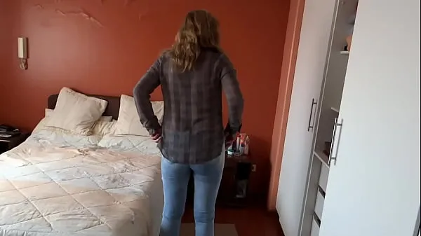 Se Masturbate while you record me, he asks me for a stepmother, I want you to cum in my ass with the jean on ferske klipp