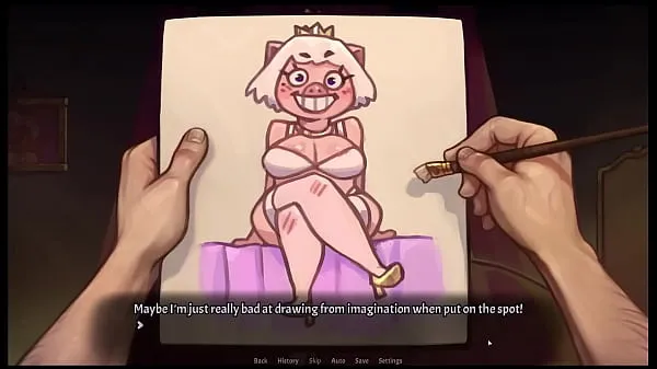 Obejrzyj My Pig Princess [ Hentai Game PornPlay ] Ep.17 she undress while I paint her like one of my french girlsnowe klipy