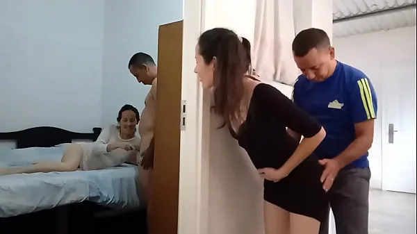 Watch I see the cuckold fucking in my room while his friend fucks my ass fresh Clips