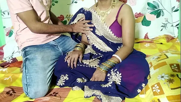 Obejrzyj Neighbor boy fucked newly married wife After Blowjob! hindi voicenowe klipy
