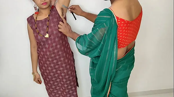 Komal called the ladies parlor lady and she turned out to be a eunuch and got fucked by her ताज़ा क्लिप्स देखें